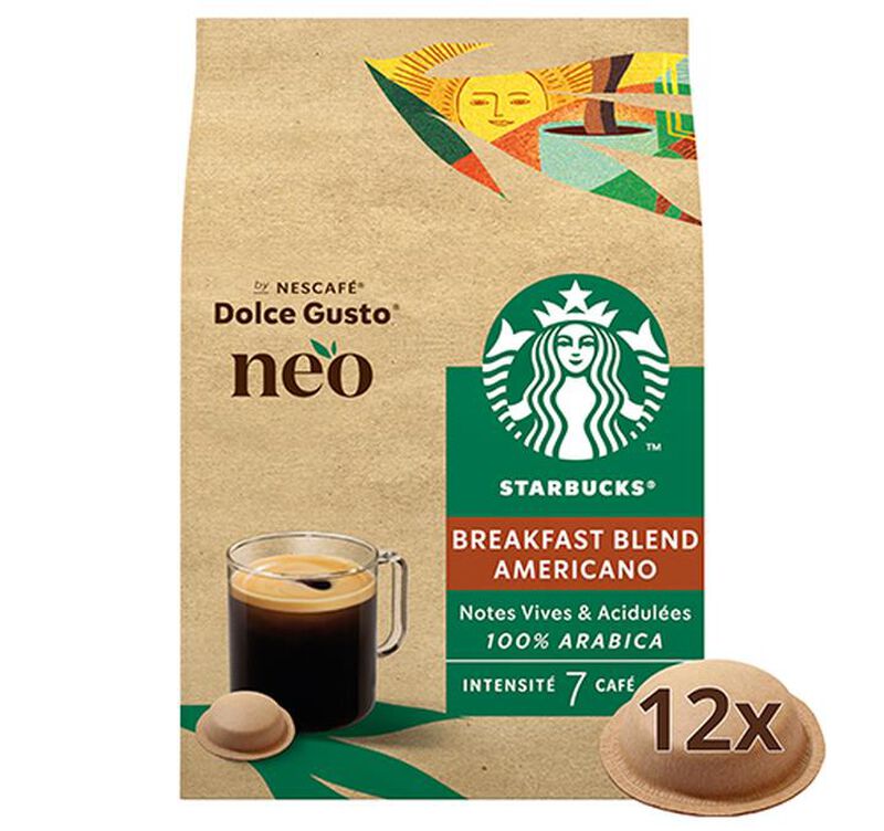 NEO Nescafe&reg; Dolce Gusto&reg; pods Starbucks Breakfast Blend Americano x 12 image number 4