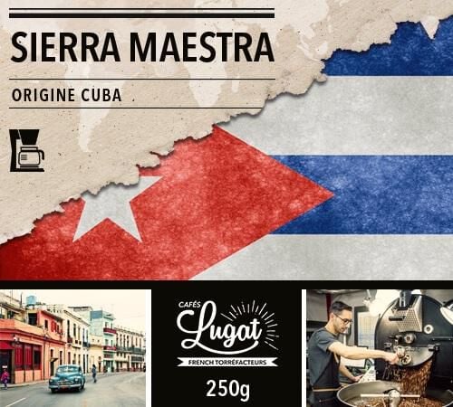 Ground coffee for moka pots: Cuba - Sierra Maestra - 250g - Caf&eacute;s Lugat