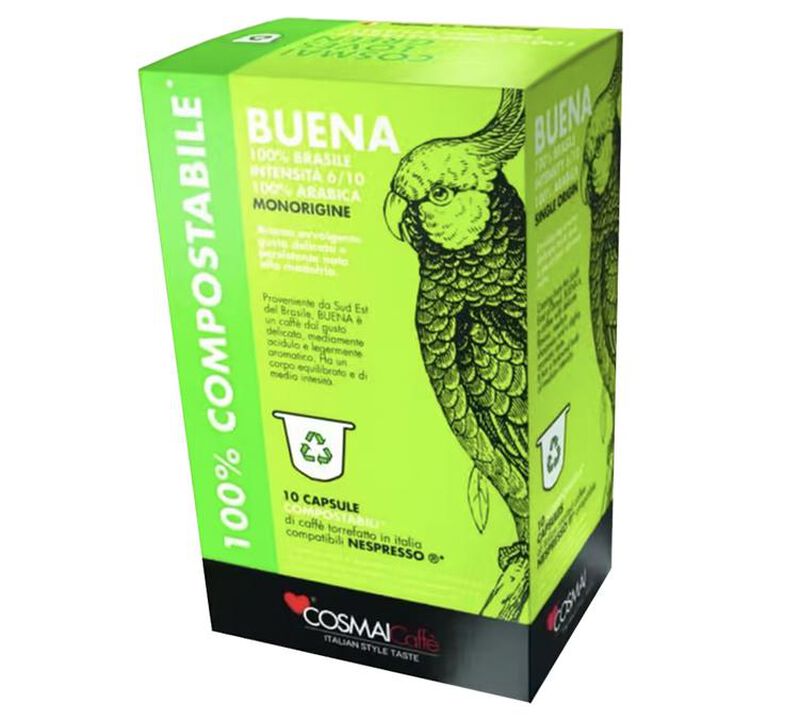 10 capsule compatibili Nespresso* Original Buena &ndash; Cosmai Caff&egrave; image number 0