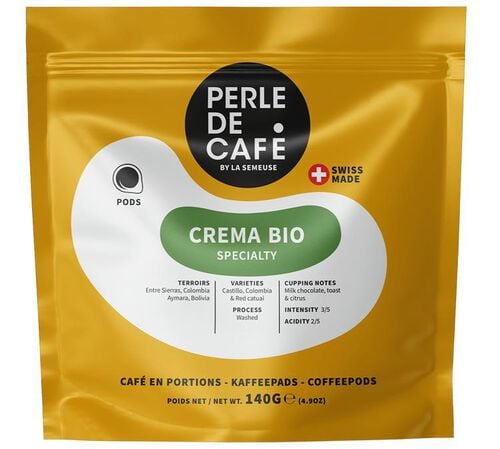 Perle de Caf&eacute; ESE pods Organic Crema x 20