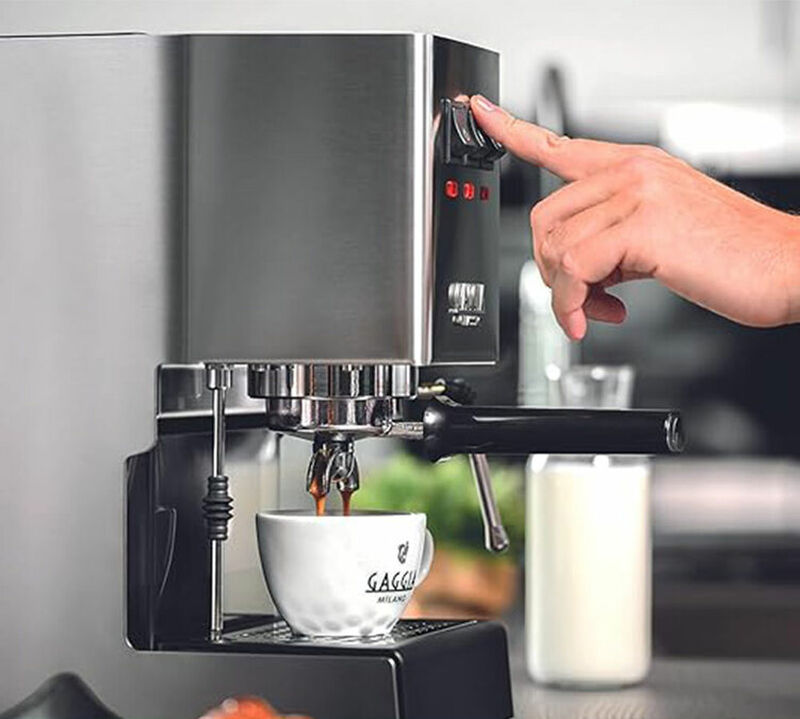 Gaggia Classic E24 Evo Inox Macchina Espresso image number 1