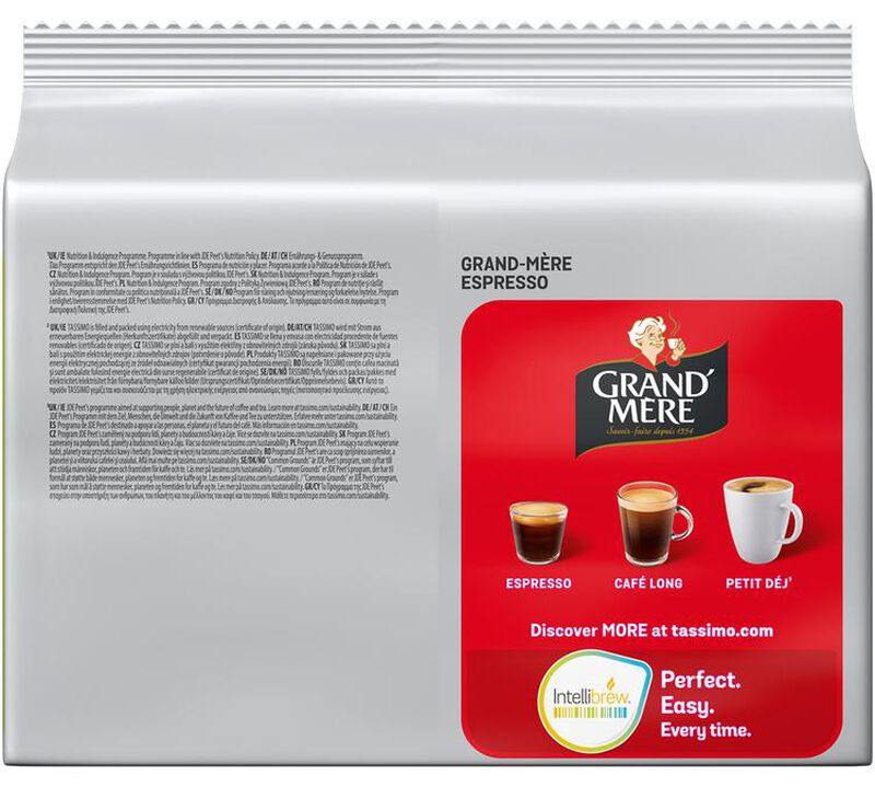24 dosettes Tassimo - Grand M&egrave;re Espresso - TASSIMO image number 1