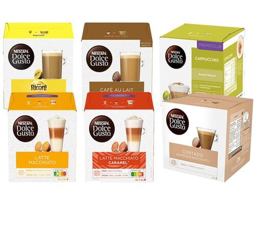 Discovery Pack 96 Cappuccino Pods &ndash; NESCAFE* DOLCE GUSTO*