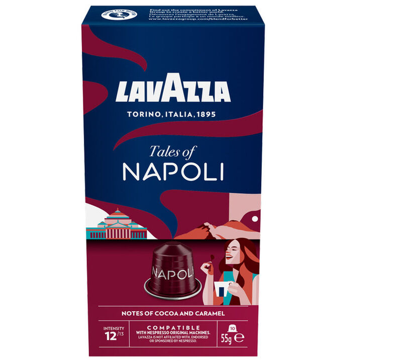 100 Nespresso* Original Compatible Capsules Tales Of Napoli &ndash; LAVAZZA image number 2