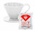 Cafec Arita Flower Dripper 1 Cup White + 100 Acaba Filters image