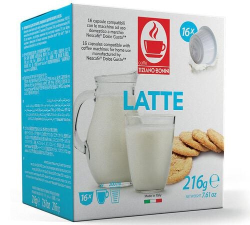 Dolce Gusto Milk Pods Caff&egrave; Bonini x 16