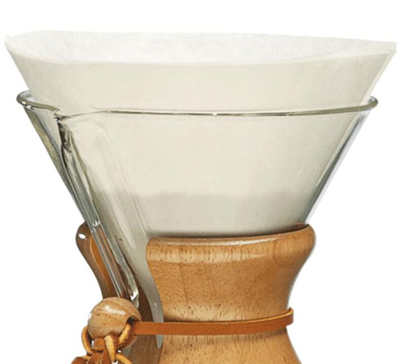 Chemex&reg; Bonded Filters Pre-Folded Circles (6, 8 & 10 Cups) x 100 image number 1