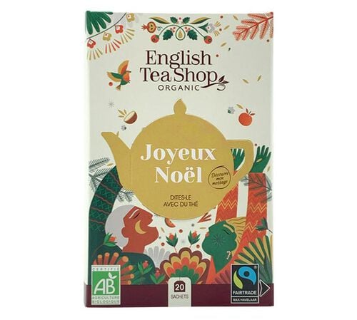 English Tea Shop Organic Merry Christmas Tea Bag Selection x 20