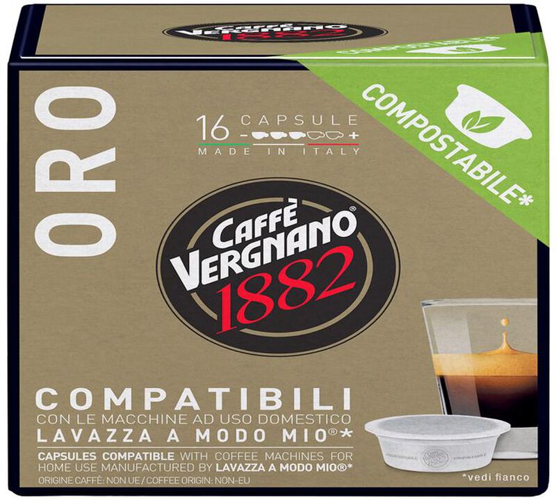 Caff&egrave; Vergnano - 80 capsule compatibili Lavazza A Modo Mio - Oro image number 3