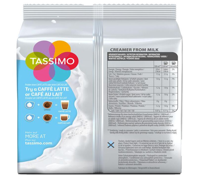 Tassimo Creamer from Milk x 80 T-Discs image number 1