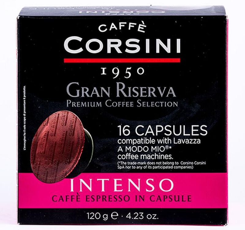 Caff&egrave; Corsini - 16 capsule per Lavazza A Modo Mio - Gran Riserva Intenso image number 2