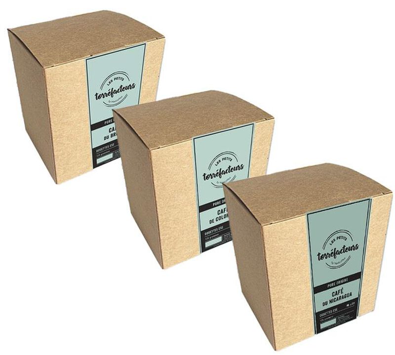 Pure-Origin selection pack - 150 ESE coffee pods - Les Petits Torr&eacute;facteurs image number 0
