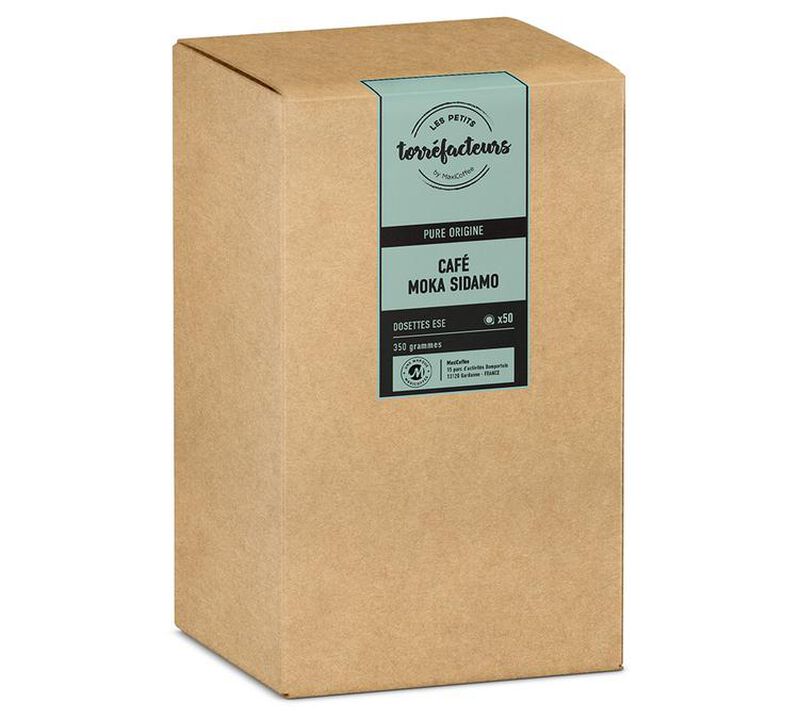 ESE pods - 100% Arabica Moka Sidamo Ethiopia - x 50 - Les Petits Torr&eacute;facteurs image number 0