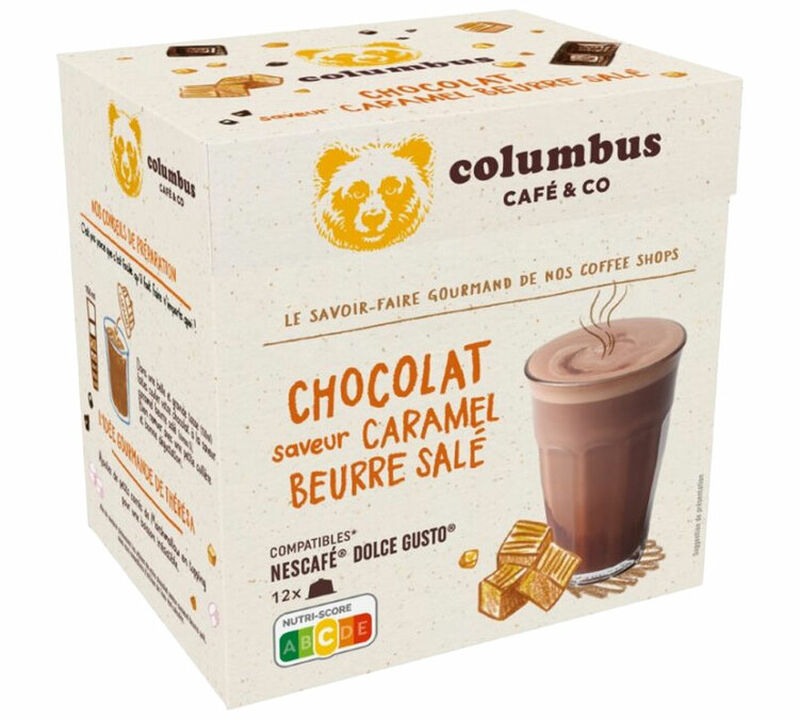 12 Nescaf&eacute;* Dolce Gusto* Compatible Pods Salted Caramel Chocolate &ndash; COLUMBUS image number 0