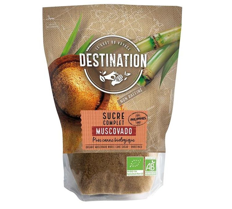 Muscovado Organic Unrefined Sugar From Philippines by Destination - 500g image number 0