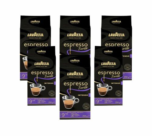 Lavazza Ground Coffee Espresso Barista Intenso - 6 x 250g