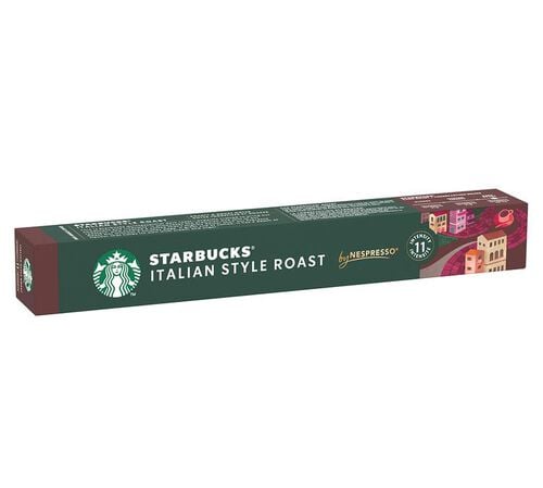 10 Nespresso* Original Compatible Capsules Italian Style Roast &ndash; STARBUCKS
