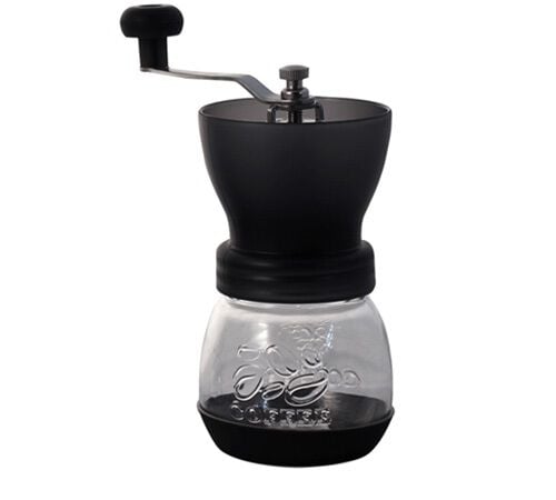 Tiamo Fat coffee grinder in black