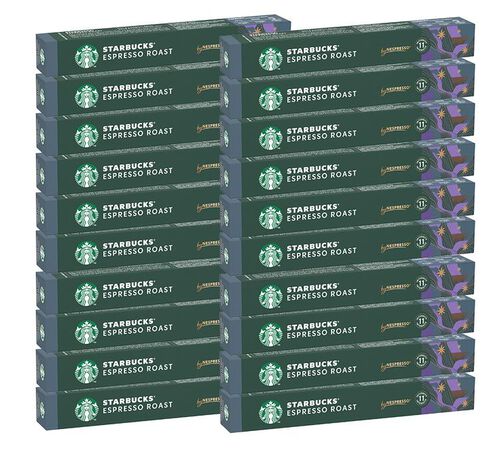 200 Nespresso* Original Compatible Capsules Espresso Roast for Professionals &ndash; STARBUCKS