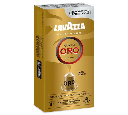 10 Nespresso* Original Compatible Capsules Espresso Qualita Oro &ndash; LAVAZZA