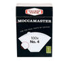 100 filtri di carta N&deg;4 per macchine da caff&egrave; Moccamaster image number 0