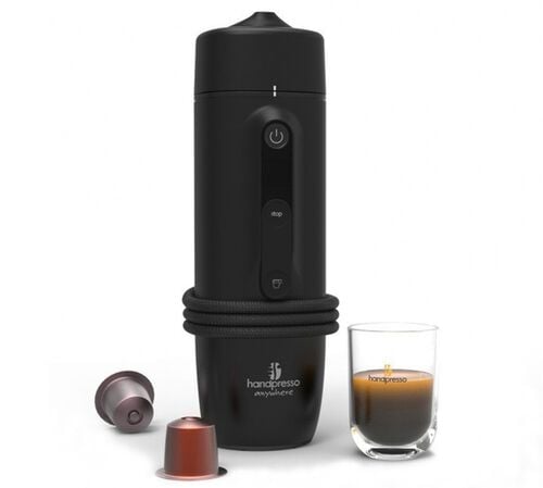 Handpresso Auto Travel coffee maker for Nespresso&reg; compatible capsules + Free capsules!