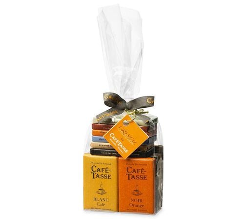 Caf&eacute;-Tasse - Assortment of 20 mini chocolate bars