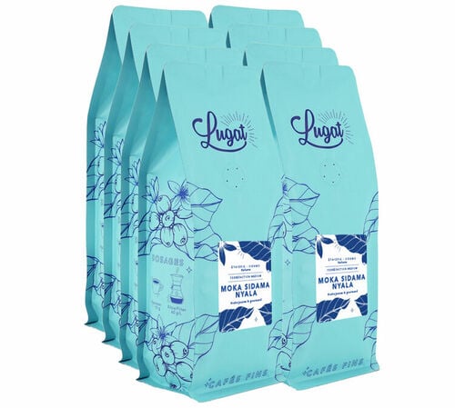 Caf&eacute;s Lugat Coffee Beans Moka Sidama Nyala - 10kg