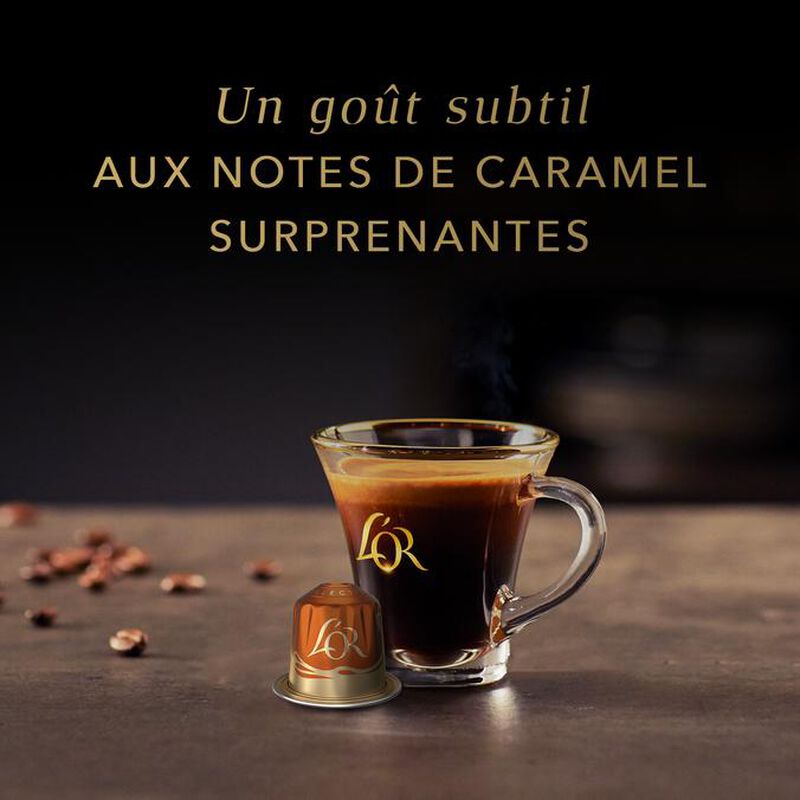 10 Nespresso* compatible capsules Original Caramel - L'OR ESPRESSO image number 2