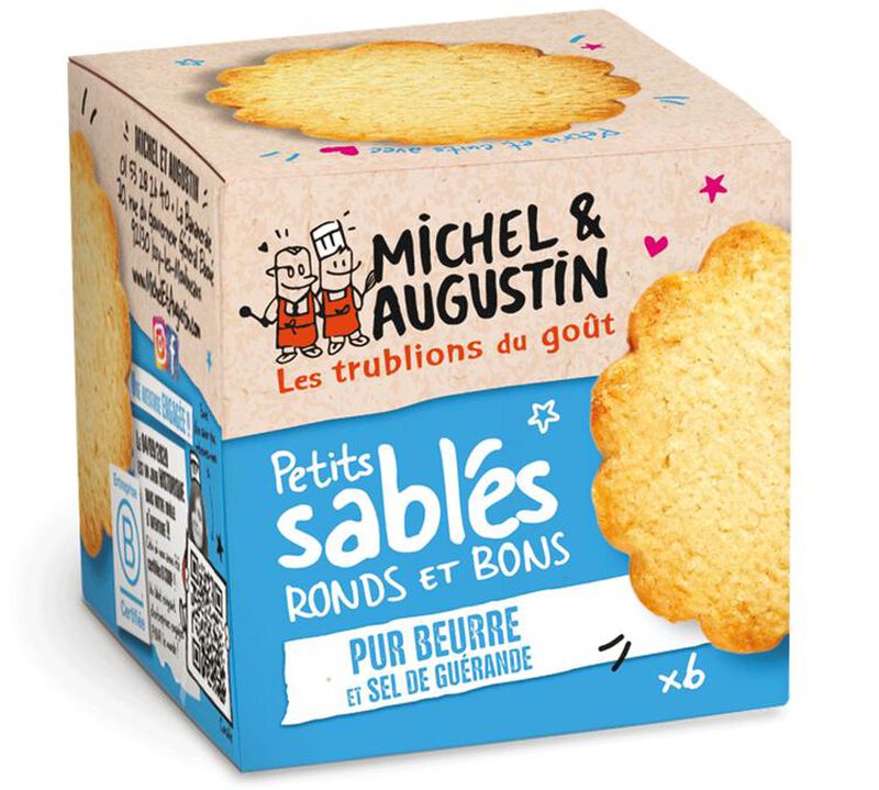 Michel et Augustin Butter and Salt Shortbread - 40g image number 0