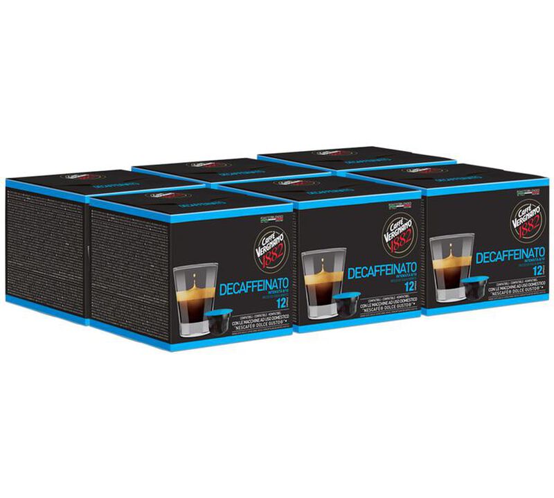 72 Nescaf&eacute;* Dolce Gusto* Compatible Pods Decaffeinato &ndash; CAFFE VERGNANO image number 0