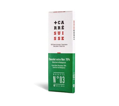 Carr&eacute; Suisse 70% Madagascar Grand Cru Dark Chocolate Bar - 40g