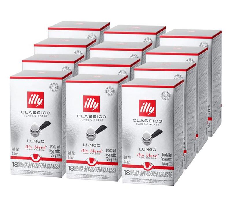 Illy - 216 cialde ESE - Classico Lungo image number 0
