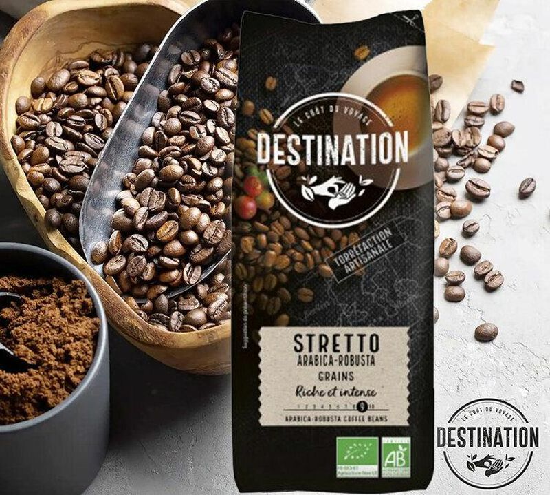 Destination Organic Coffee Beans Stretto - 1kg image number 1