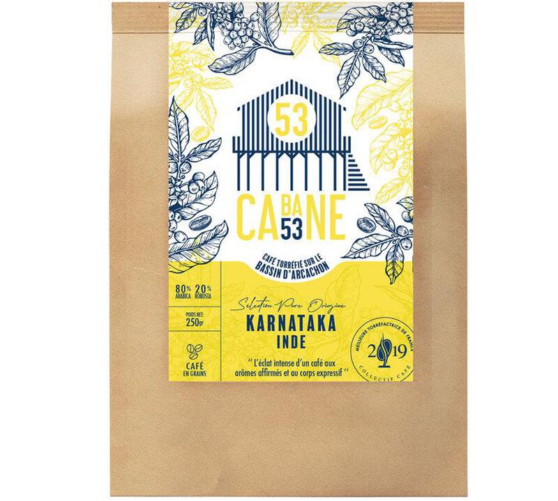 Cabane 53 Coffee Beans Pure Origin Karnataka India - 250g image number 0