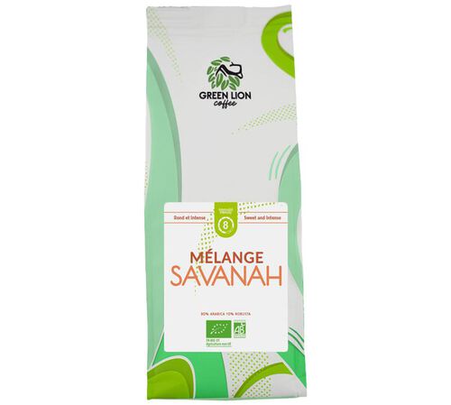 Green Lion Coffee Savanah Blend Organic Coffee Beans &ndash; 250g