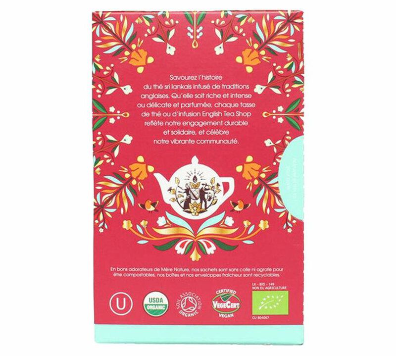 English Tea Shop Christmas in Ceylon Organic Christmas Black Tea - 20 tea sachets image number 3