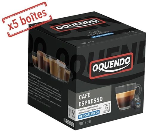 80 Nescaf&eacute;* Dolce Gusto* Compatible Pods Espresso Decaffeinato &ndash; OQUENDO