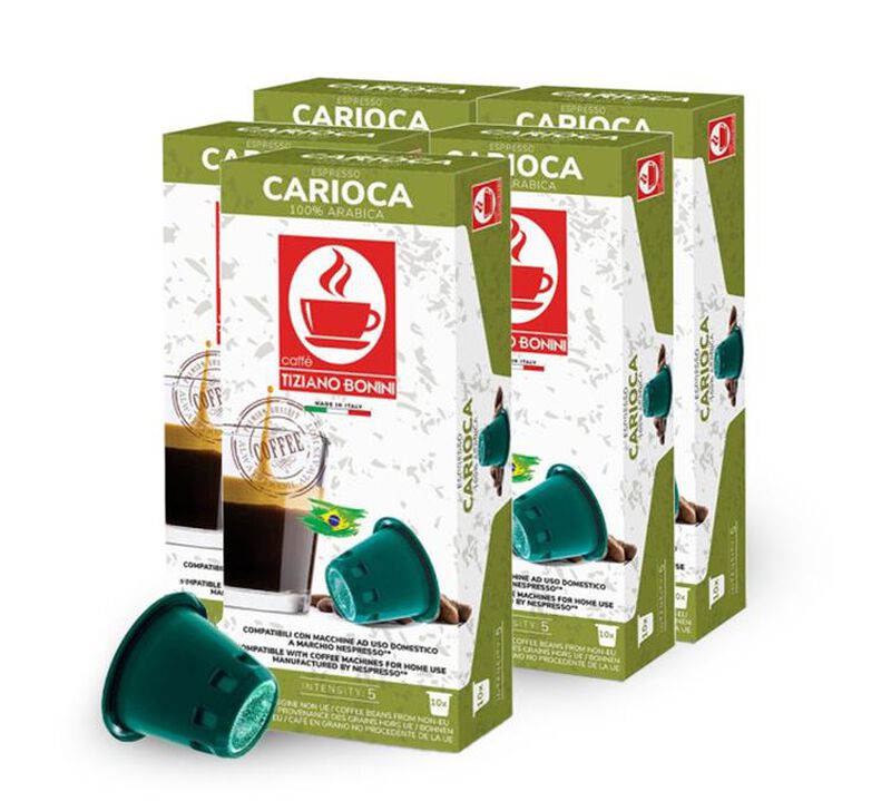 Caff&egrave; Bonini Carioca coffee capsules compatible with Nespresso&reg; x 50 image number 0