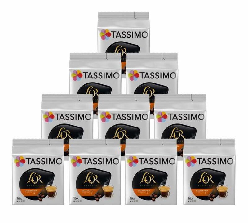 Tassimo L'OR Espresso Delizioso Coffee Pods 10 Packs (160 Drinks) image number 0