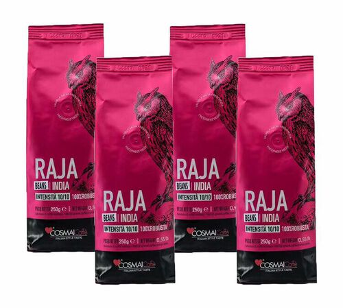 Caff&egrave; Cosmai - Caff&egrave; in grani - India Raja 100% Robusta 1 kg