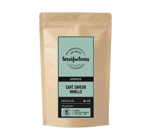 Les Petits Torr&eacute;facteurs Vanilla Flavoured Coffee - 18 ESE pods