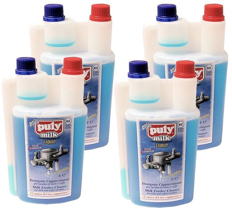 Puly MILK&reg; - Detergente liquido per la pulizia del Sistema Latte 4 x 1L image number 0