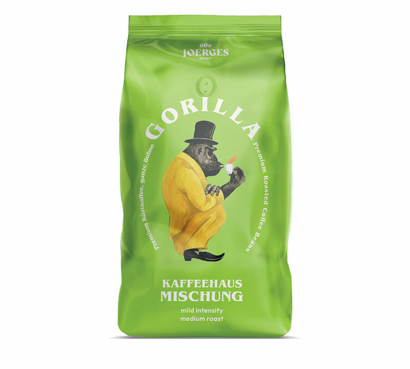 Gorilla Coffee Kaffehaus-Mischung Coffee Beans - 1kg image number 0