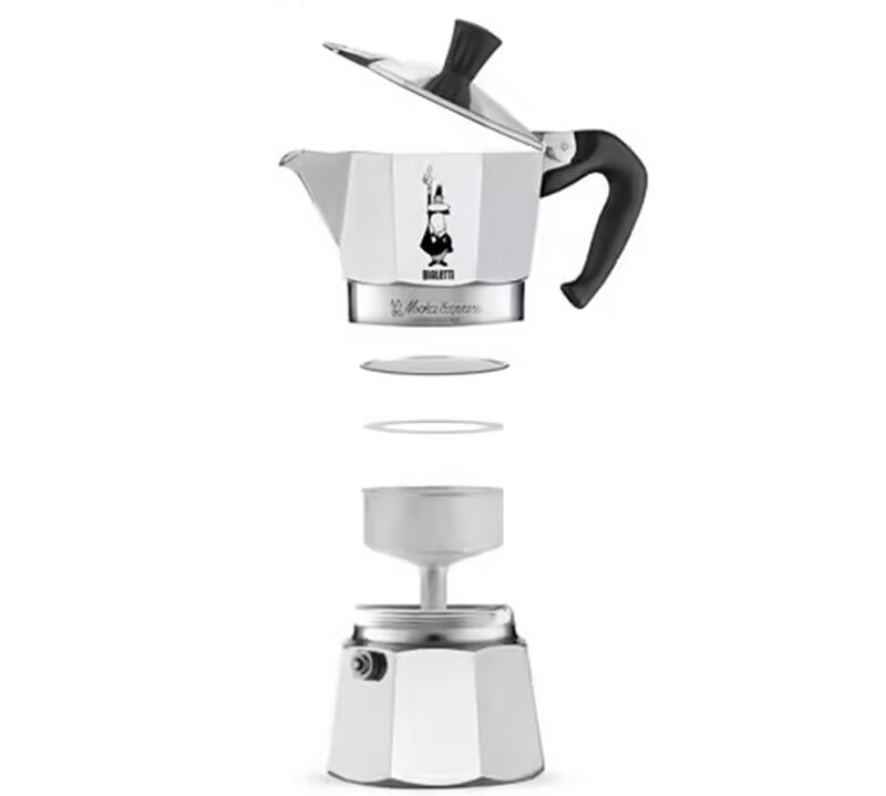 Bialetti - Moka Express 6 tazze + 6 bicchierini da caff&egrave; 9 cl image number 2