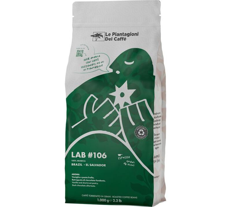 Caf&eacute; en grains - Lab#106 100% Arabica - 1kg - LE PIANTAGIONI DEL CAFF&Egrave; image number 0