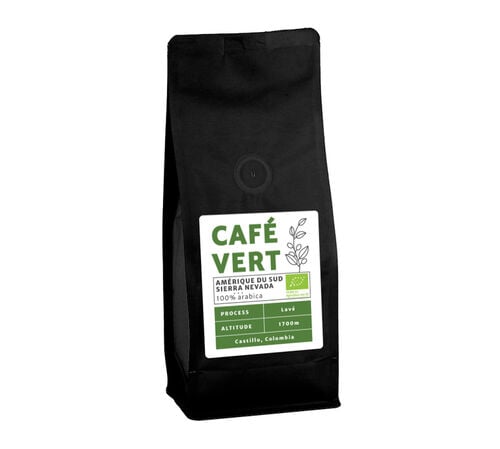 Caff&egrave; verde biologico Lavato -  Sud America Sierra Nevada 500 g