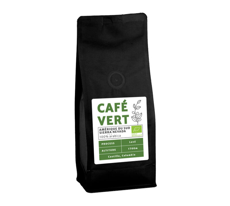 Caff&egrave; verde biologico Lavato -  Sud America Sierra Nevada 500 g image number 0