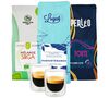 Maxicoffee - Caff&egrave; in chicchi - Confezione scoperta 3 x 250 g con set di 2 bicchieri image number 0
