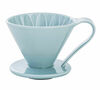 Cafec Arita Flower Dripper Blue - 4 Cups image number 0